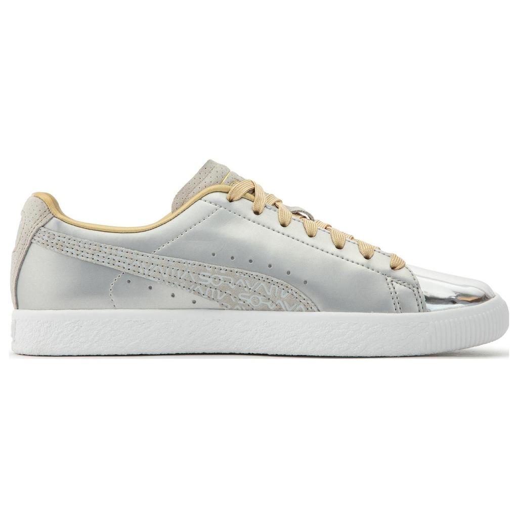 Puma Clyde Sorayama Silver Gold Unisex Sneakers Puma-Silver Puma-Gold 394496-01