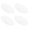 4 Stück Runde Acryl-Lampenschirmplatte 17 cm Deckenleuchten-Befestigungsabdeckung Mattierter Ersatzdiffusor für Helles Natürliches Licht