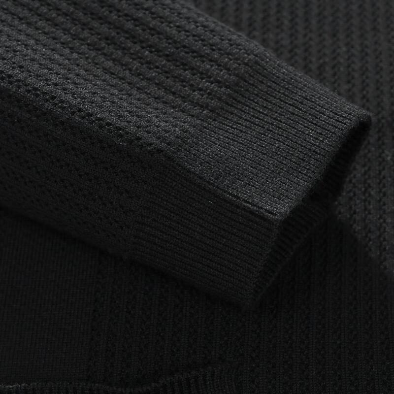 PLAYBOY Men's Business Casual Polo Collar Knit Cardigan