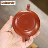 210ml Retro Yixing Purple Clay Teapots Master Handmade Pot Raw Ore Coarse Sand Zhu Mud Tea Maker Kettle Zisha Tea Set Tea Items
