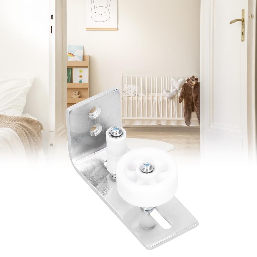 Carbon Steel Floor Guide Silver Sliding Door Hardwares Hardware Door Roller Guide Doors