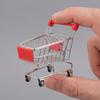 Mini compact size Toy Hand Trolley Simulation Cart  Office sundry arrangement
