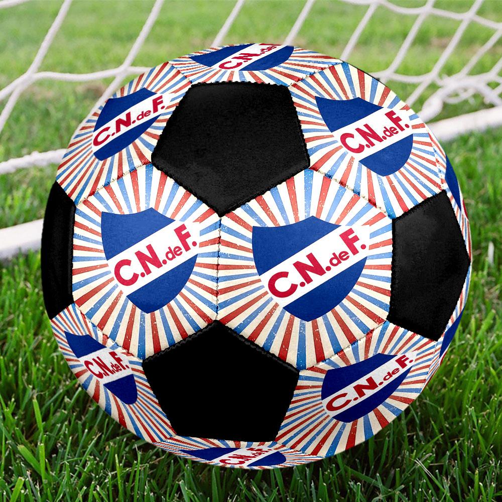 1pc Club Nacional de Football Soccer Ball Size 5 Indoor Soccer Ball Fashion Colorful Backyard Game - Great For Sports Fans Gift HE24