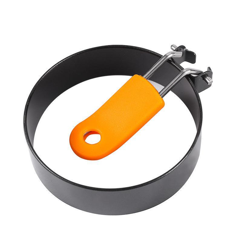 Stainless Steel Non-stick Egg Ring with Folding Handle
