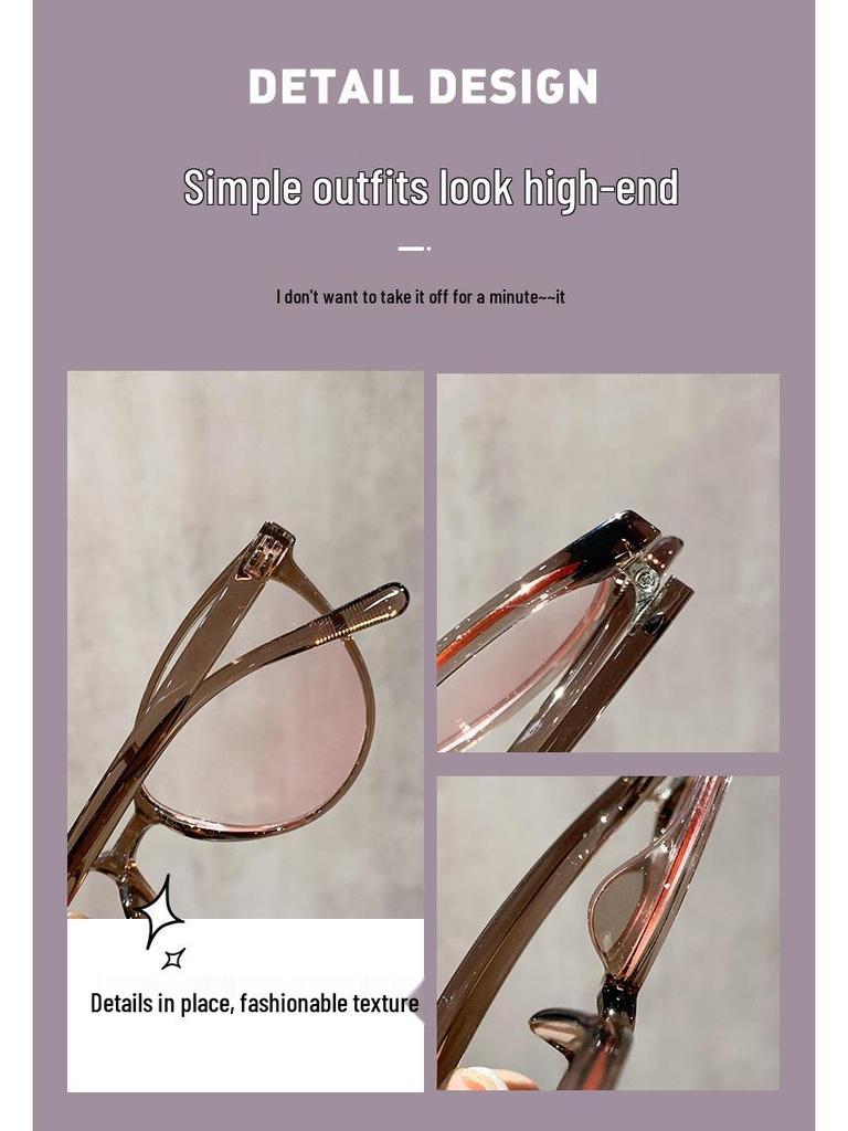 Stylish Cat Eye Gradient Sunglasses: Unisex Light Ins Street Style.