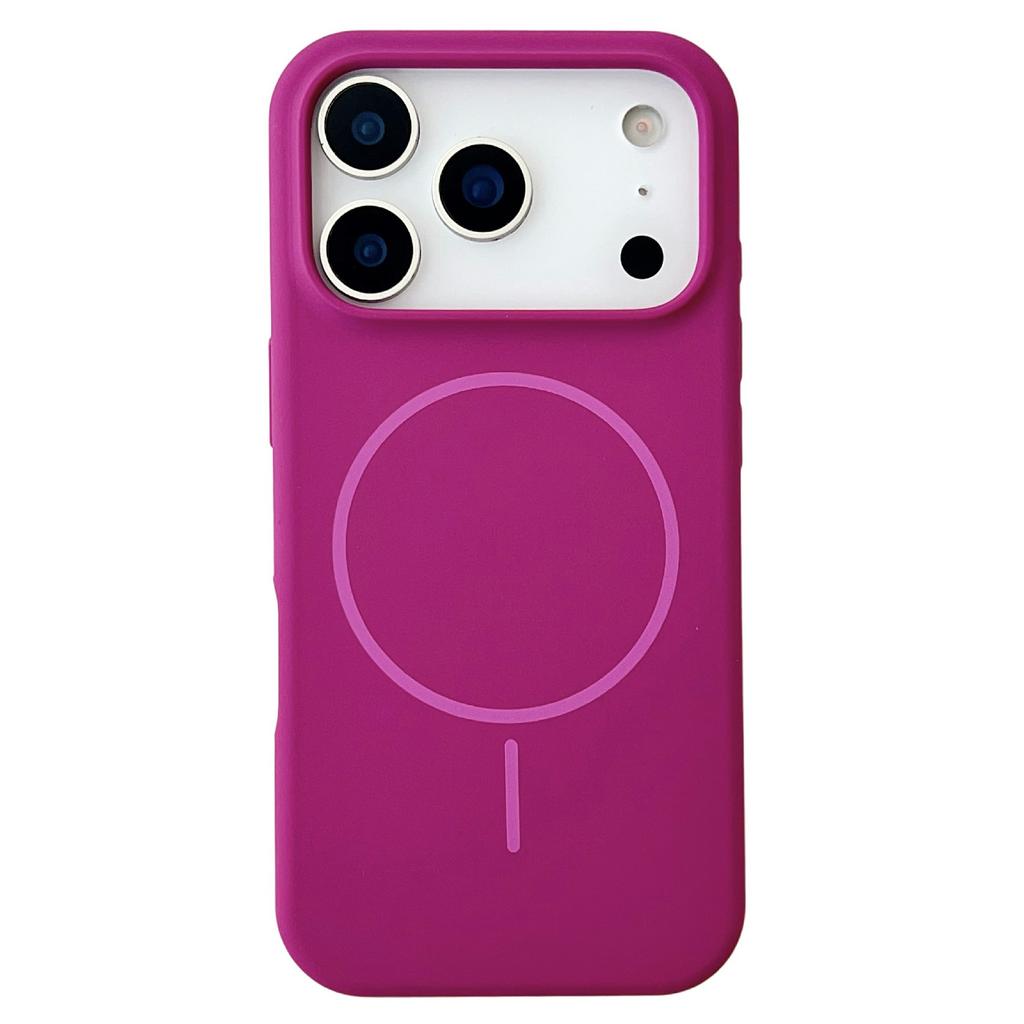 For iPhone 17 Pro Case Compatible with MagSafe Liquid Silicone Anti-Drop Phone Cover