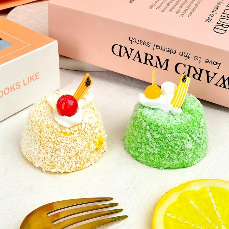 Cute Lovely Simulation Dessert Cake Squeeze Toy Soft Elastic Cake Toys Elastic Slow Rebound Squeeze Stress Relief Toys