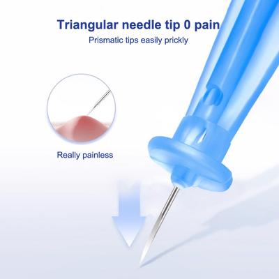 50 Pcs Disposable Acne Pimple Popper Needles For Acne Whitehead Acne Closed Mouth Professional Sterile Clear Acne Needle