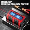 FOXSUR 6V 12V 1.5A Automatic Smart Battery Charger Trickle Maintainer Pulse Repair for Car Motorcycle AGM GEL Lead-Acid Batteries