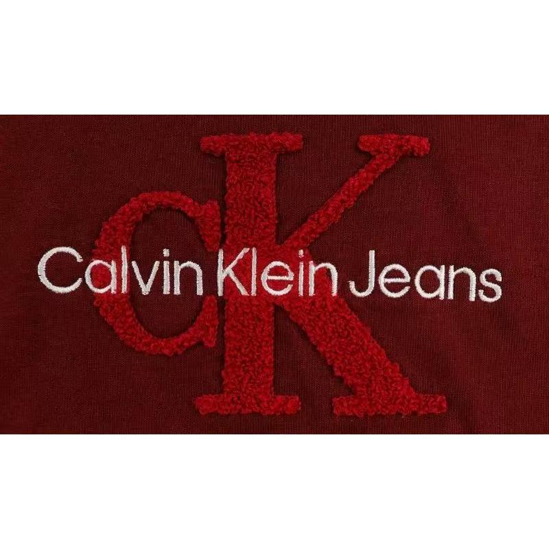 Calvin Klein Jeans Casual Loose Letter Comfortable Round Neck Short Sleeve T-Shirt Men Tops 40EM233-601