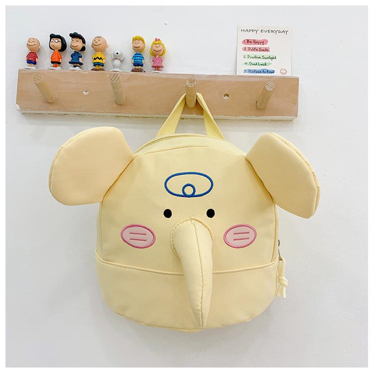 School bag new cute cartoon baby elephant school bag small class boys and girls snacks backpack trend