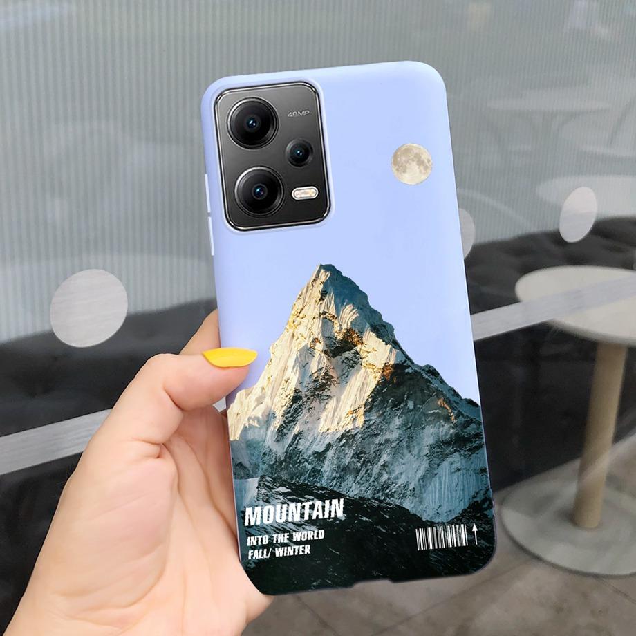 Cartoon Cases For Xiaomi Poco X5 Pro 5G Case PocoX5 5G Cover Soft TPU Matte Shockproof Capas Dragon Cute Cat Astronaur Pattern