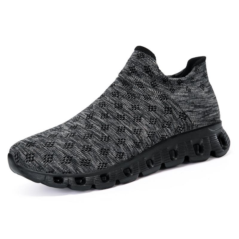 New fly-woven socks shoes mesh shoes lightweight soft-soled couple shoes 48 large size sports and leisure shoes men