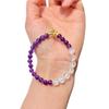High Quality Natural Uruguayan Amethyst Blue Moonlight Bracelet