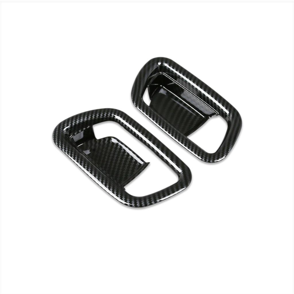 RUIQ Front and Rear Inner Door Handle Garnishes for the New Honda Freed GT Series Carbon Fiber (Black Finish)