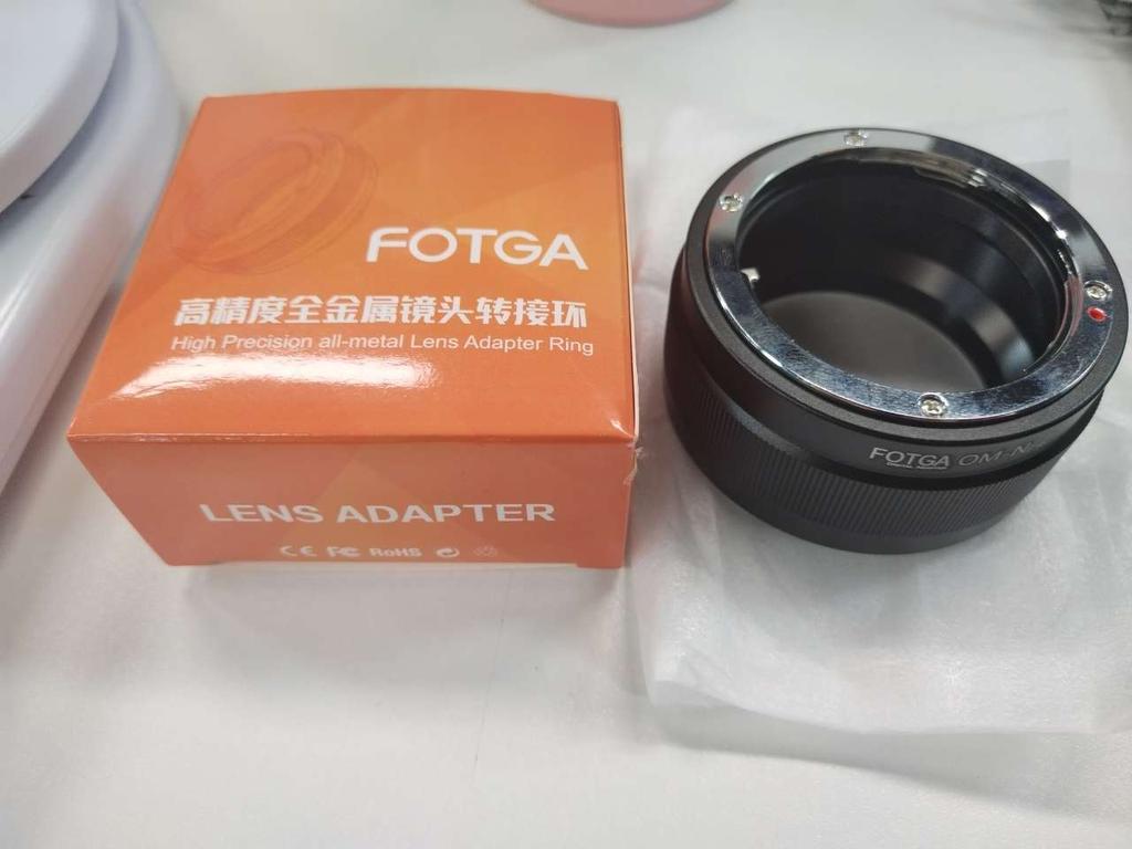 FOTGA High Precision Lens Mount Adapter Ring Aluminum Alloy Replacement for Olympus OM Mount Lens To Nikon Z5 Z6 Z6II