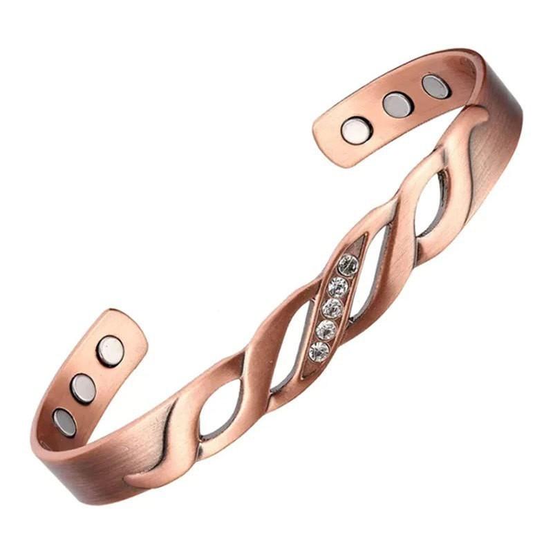 Alloy Material Bracelet With Electroplating Process Trendy Commuter Style