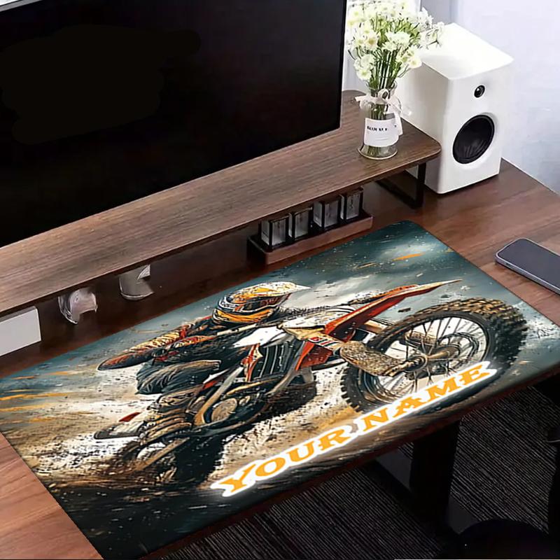 1PC Custom Name Through Storm Mouse pad, keyboard and mouse desk pad, for computer notebook Birthday Gift For Any Room Or Office