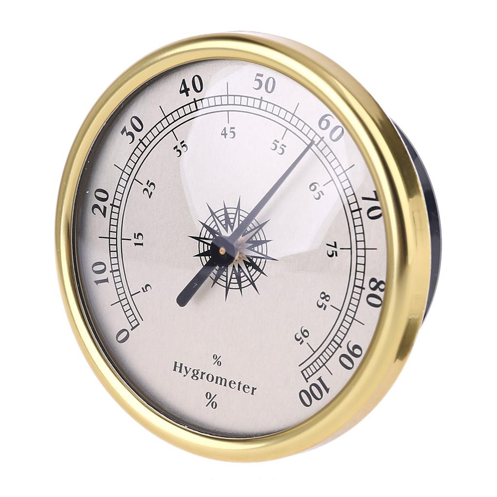 Praktischer 72mm Runder Thermometer-Ring Oberflächen-Hygrometer Feuchtigkeitsmesser Messgerät Keine Batterie Benötigt für Haus Raum Büro