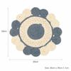 Blue Cotton Braided Placemat -Handcrafted Durable Table Mat for Dining