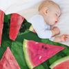 Watermelon Pattern Creation Throw Blanket valentine gift ideas heavy to sleep Luxury Throw Soft Plaid Blankets