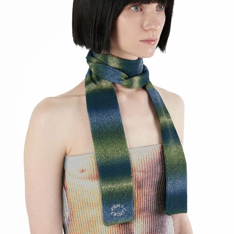 Shin’s Letters D.Muffler no.1-no.5 _ Skinny Scarf 5 Colors