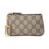 Ophidia Canvas mit Leder Canvas Tasche Schlüsseltasche Damen Beige Ebenholz