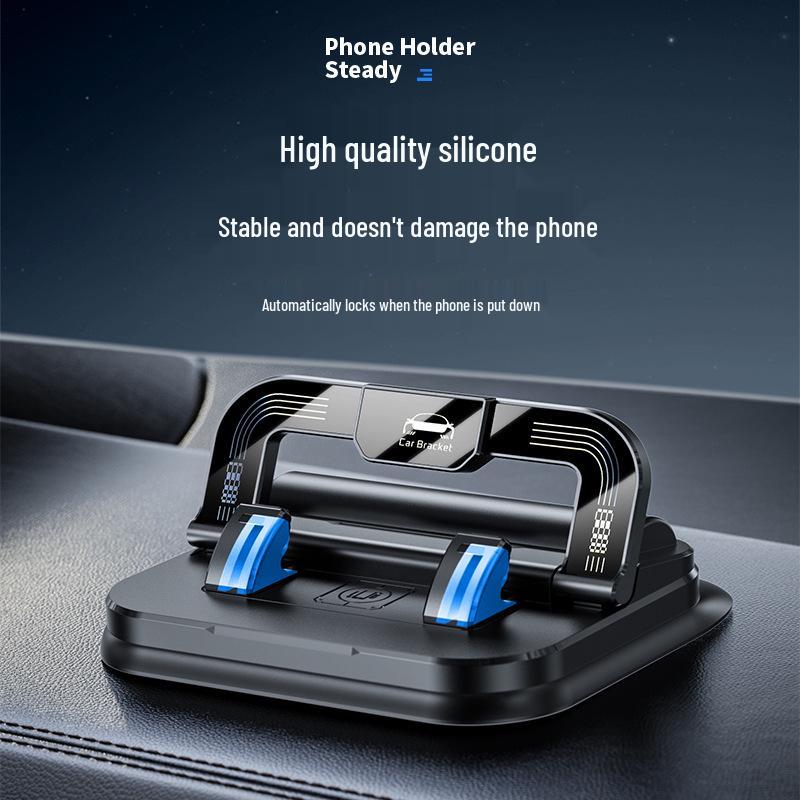 Zwei-in-Eins faltbarer drehbarer Auto-Handyhalter mit Kennzeichen