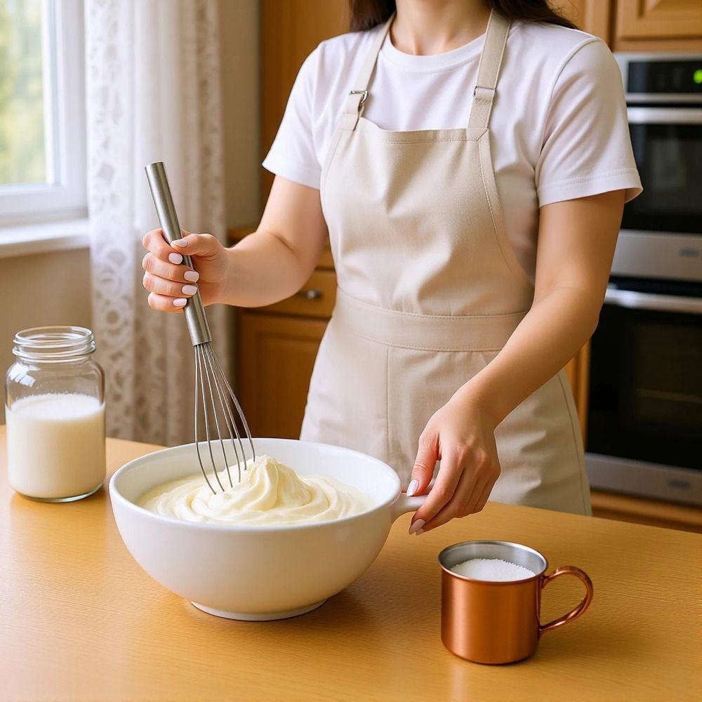 Manual Operation Stainless Steel Wire Whisk Handheld Egg Mixer Egg Beater  Baking Utensils