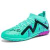 33-46 Kinder Fußballschuhe Gummi Weiche Sohle Kurze Stollen Kunstrasen Leder Jugend Kinder Fußballschuhe Herren Sport Übergröße Fußballschuhe