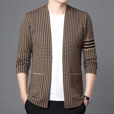 Lente Nieuwe Trui Vest Jas voor Jonge en Middelbare Mannen Koreaanse Versie van Casual Top Tide