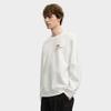 Fila Original Fashion Classic Retro Casual Versatile Loose Comfortable Simple Crew Neck Pullover Sweatshirt Men Sweatshirt White F11M549202FWT