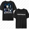 Intage T Shirt Black and White Michael Scofield Simple Cotton T Shirts Prison Break Tshirt for Male Summer Y2K Casual Top Tees