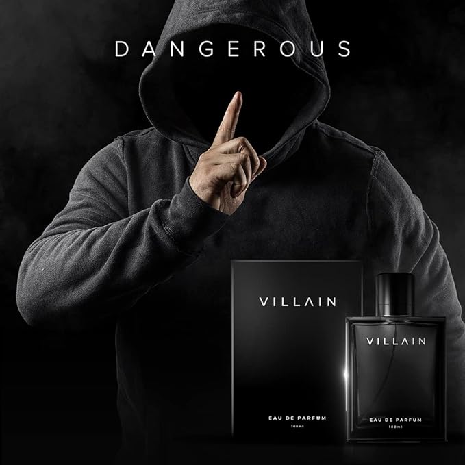 Parfum boisé épicé de luxe Villain pour homme avec patchouli et bois de  cèdre Parfum longue durée Pack 100 20 ml Coffret cadeau parfumé pour 