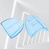 1 Paar bunte TPU-Brillen-Seitenschutz-Abdeckungsflügel, Spritzschutz, einfach zu installieren, transparentes Design, Augenglas-Abdeckungsflügel
