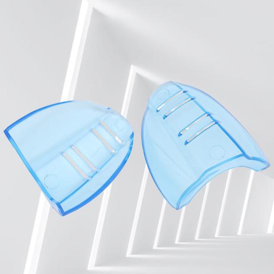 1 Paar bunte TPU-Brillen-Seitenschutz-Abdeckungsflügel, Spritzschutz, einfach zu installieren, transparentes Design, Augenglas-Abdeckungsflügel