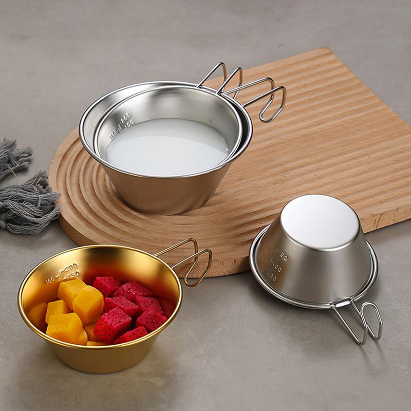 10/12/14CM Sierra Cup Outdoor Stainless Steel Sierra Coffee Cup Picnic Tableware Portable Barbecue Hiking Camping Tea Cup