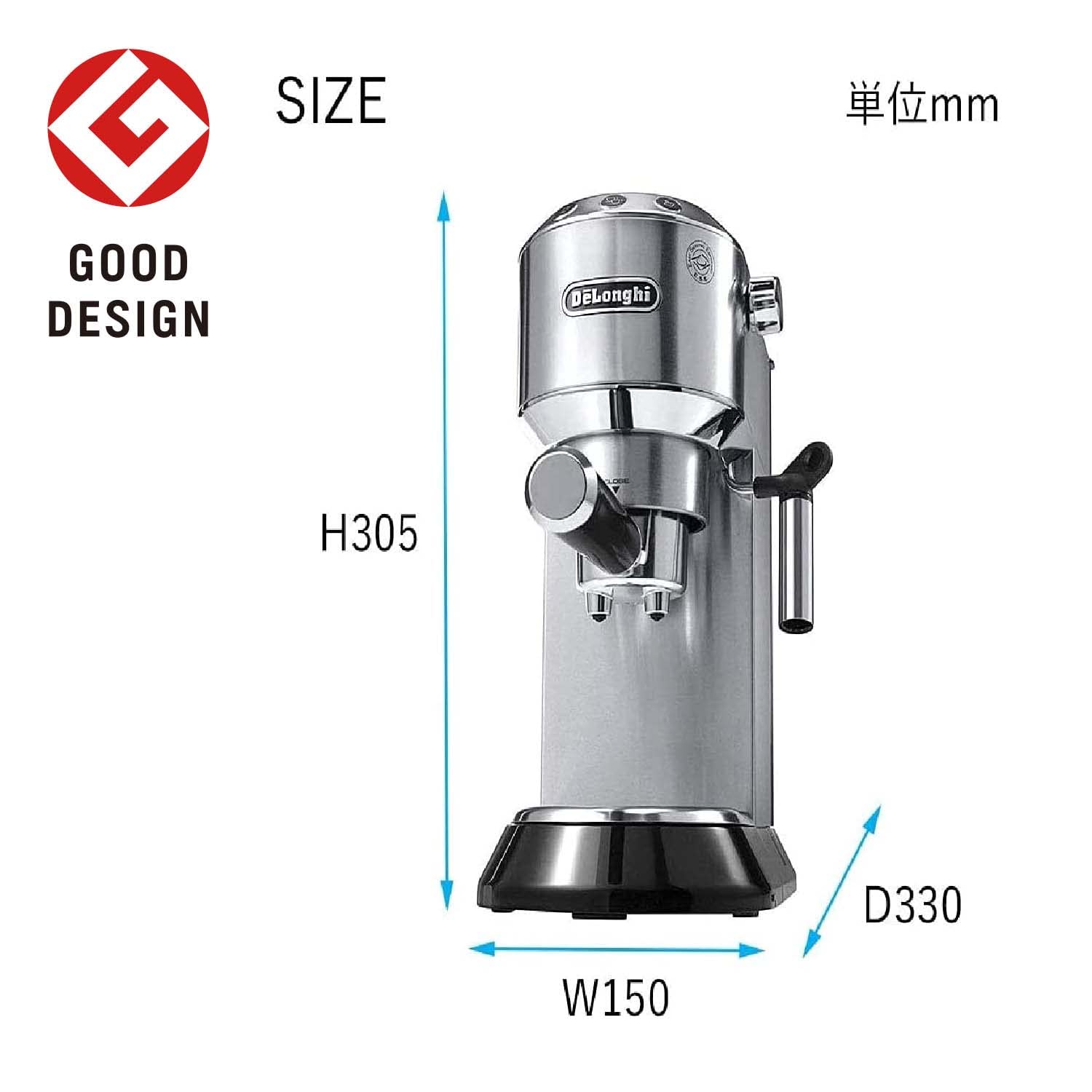 Кофемашина DeLonghi Черный x Серебристый 1 л EC680M Эспрессо