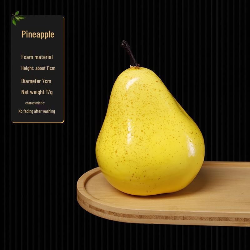 Modelli di Frutta e Verdura in Schiuma: Mele Finte Realistiche, Manghi, Arance, Banane per Decorazione e Oggetti di Scena Educativi.