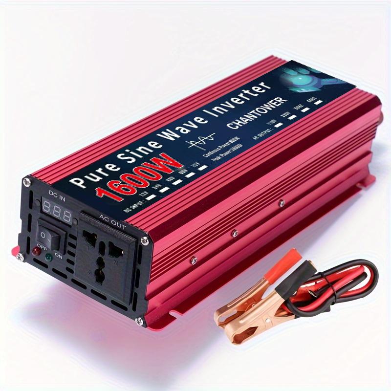 Pure Sine Wave Inverter 12V 220V 24V 110V 1600W 3000W DC To AC Portable Power Converter Car Solar Inverter