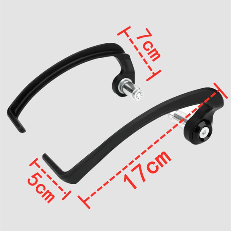 2Pcs Robust ABS Motorcycle Handguards, 7/8" 22mm Universal Handlebar Shields for Off-Road Bikes