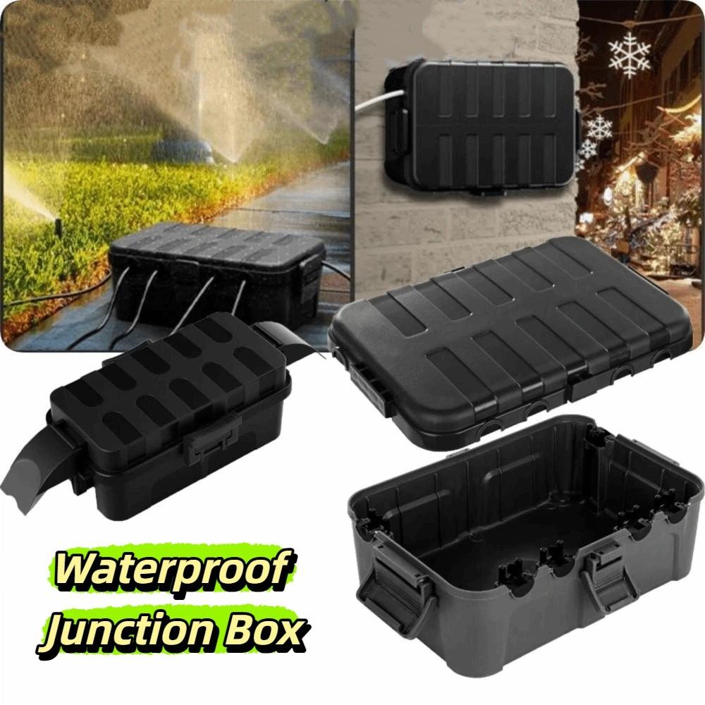 IP54 Rated IP54 Waterproof Junction Box Dustproof Performance Empty Internal Design Outdoor Junction Box Corrosion Resistant