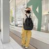 Solid Color Travel Shoulder Bag Korean Style Fitness Bag Cute Sport Nylon Backpack  Swimming
