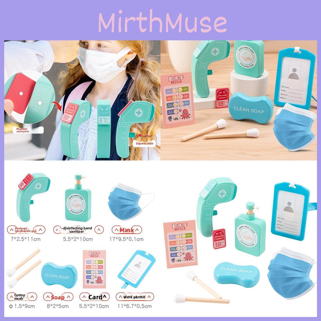 Health Care Child Pretend Kit Wooden Medical Interactive Learning Parent Bonding