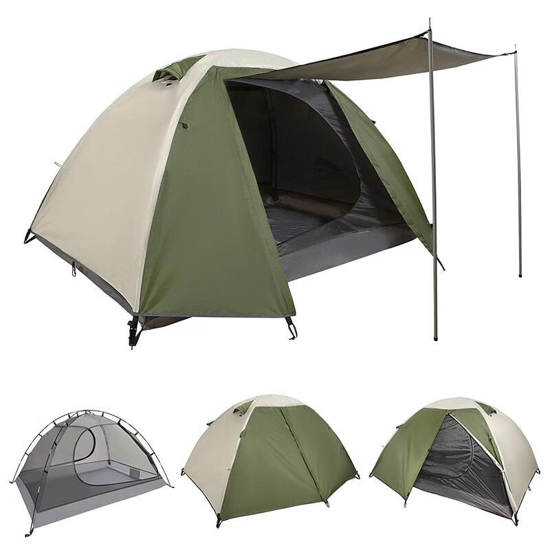 OEING Double Layer Portable Camping Tent 2-Person