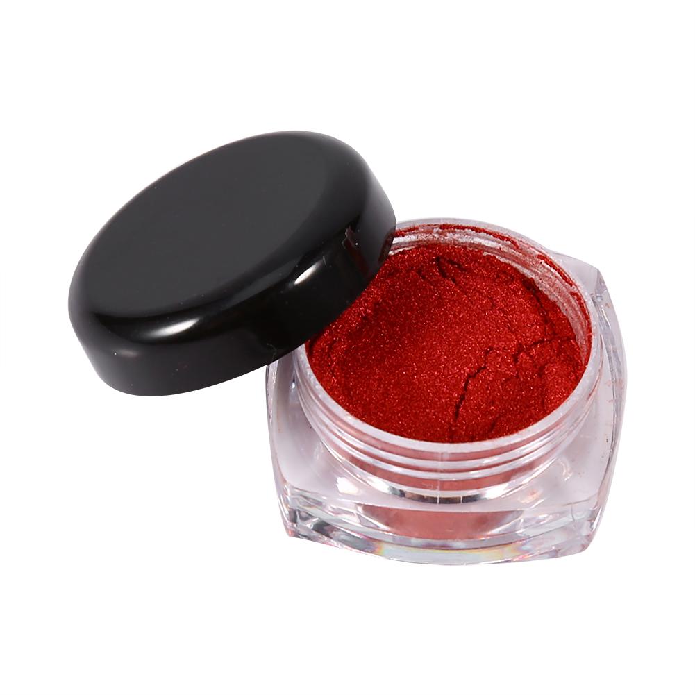 8g/Bottle Nail Art Glitter Magic Mirror Powder Chrome Shimmering Dust With Brush 12 Colors