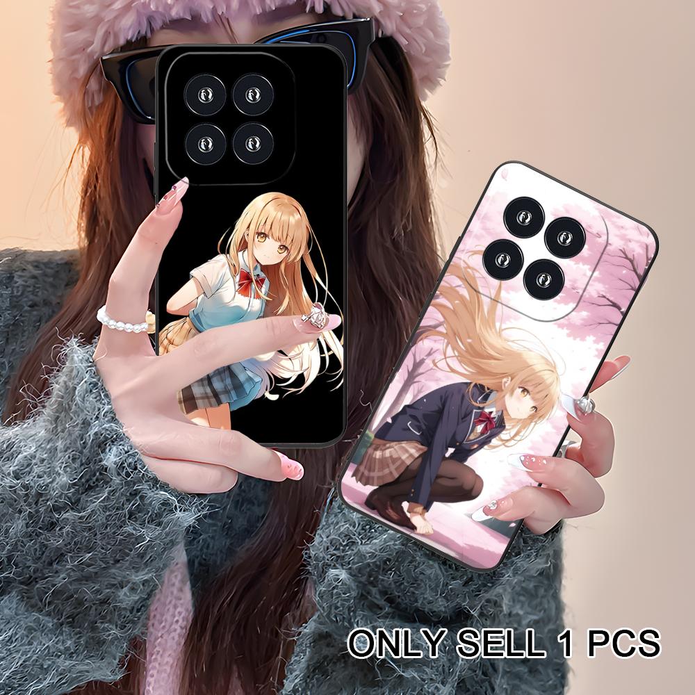 Angel Mahiru Shina Phone Case for Xiaomi 15 14 13 12 Mi 11 T Ultra Lite Pro S X 5G Soft TPU Shockproof Cover