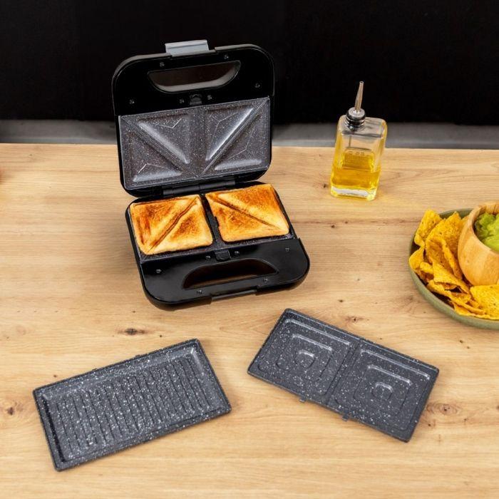 Cecotec Sandwichera Rock-Toast Combo