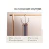 1pc Multi-Functional Stainless Steel Solid Metal Coated Belt Hanger, Suitable for Storing Ties, Scarves, Belts, Bags, Etc. Decorations Decor Festival