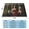 The Vampire Diaries Damon Salvatore Blanket Soft Warm Flannel Throw Blanket Bedding for Bed Living room Picnic Travel Home Couch